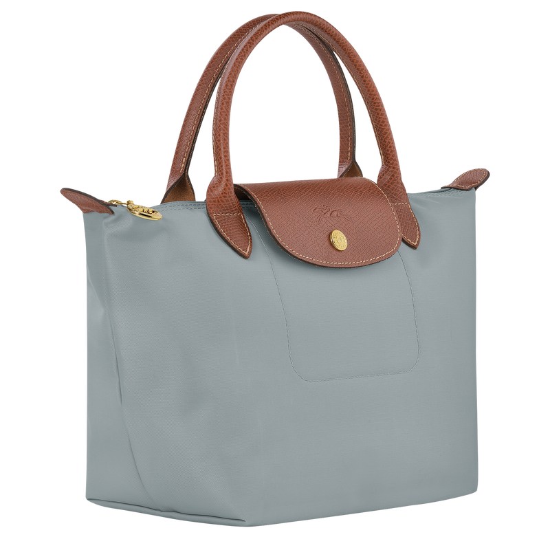 Longchamp Le Pliage Original S Handbag - Recycled canvas Steel | 3246-BKXYF