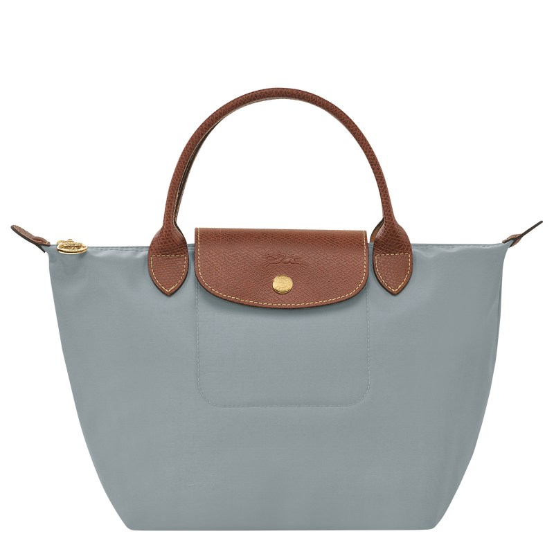 Longchamp Le Pliage Original S Handbag - Recycled canvas Steel | 3246-BKXYF