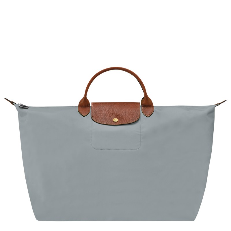 Longchamp Le Pliage Original S Travel bag - Recycled canvas Steel | 2659-FDZPJ