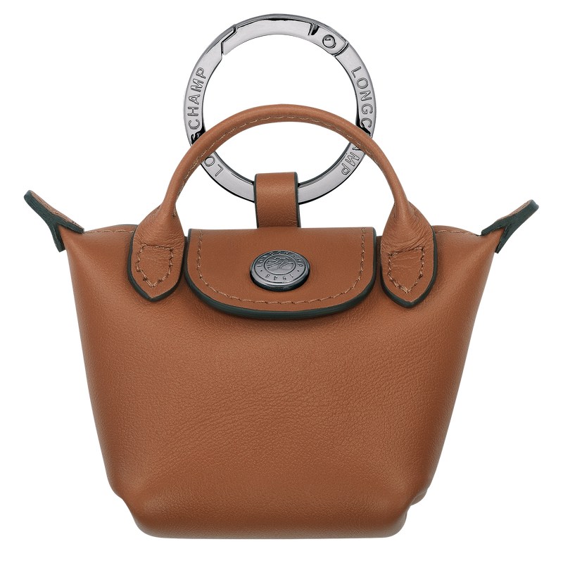 Longchamp Le Pliage Xtra Airpods case - Leather Cognac | 7805-VYOIL