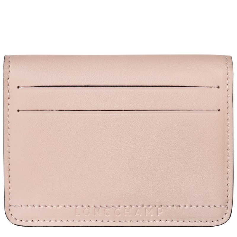 Longchamp Le Pliage Xtra Card holder - Leather Nude | 2569-SAPVT