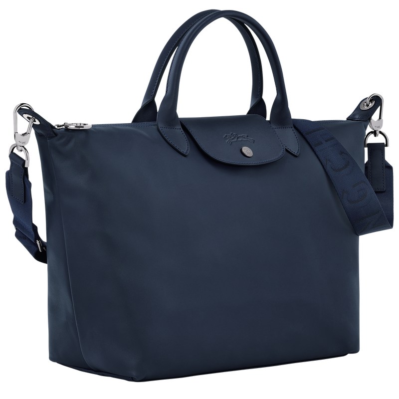 Longchamp Le Pliage Xtra L Handbag - Leather Lacivert | 0916-GCILP