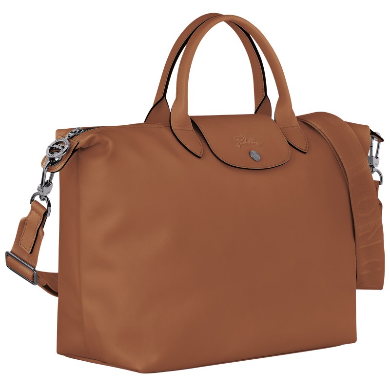 Longchamp Le Pliage Xtra L Handbag - Leather Cognac | 2518-MGEHI