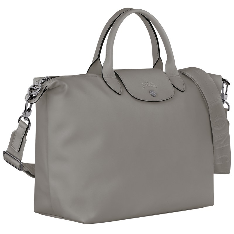 Longchamp Le Pliage Xtra L Handbag - Leather Turtledove | 1620-UGLBM