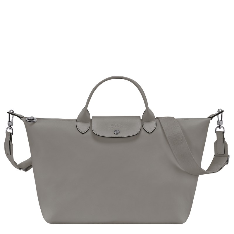 Longchamp Le Pliage Xtra L Handbag - Leather Turtledove | 1620-UGLBM