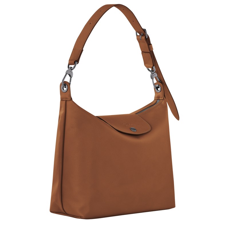 Longchamp Le Pliage Xtra M Hobo bag - Leather Cognac | 9703-CUGPQ