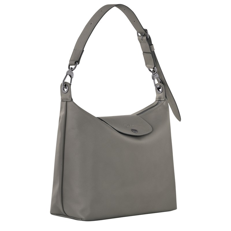 Longchamp Le Pliage Xtra M Hobo bag - Leather Turtledove | 0413-XDMSU