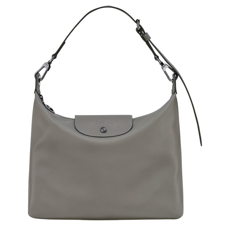 Longchamp Le Pliage Xtra M Hobo bag - Leather Turtledove | 0413-XDMSU