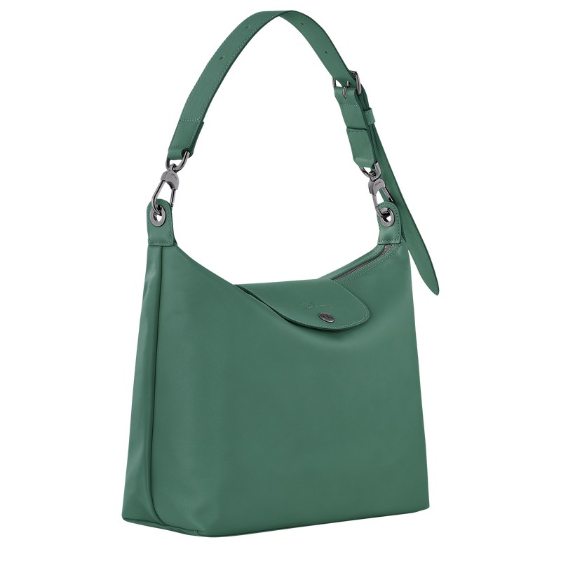 Longchamp Le Pliage Xtra M Hobo bag - Leather Sage | 9841-RMZGH