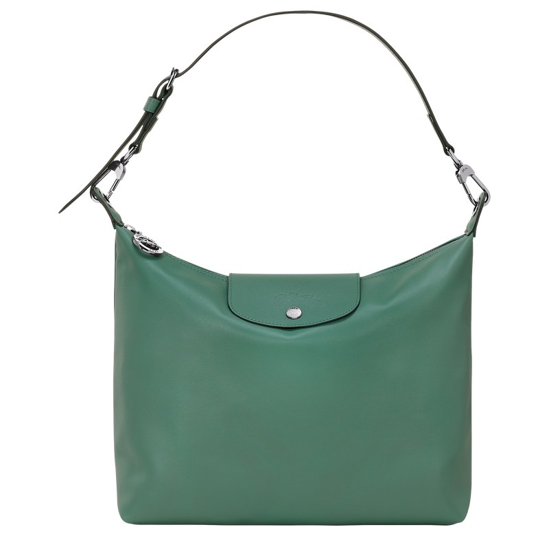 Longchamp Le Pliage Xtra M Hobo bag - Leather Sage | 9841-RMZGH