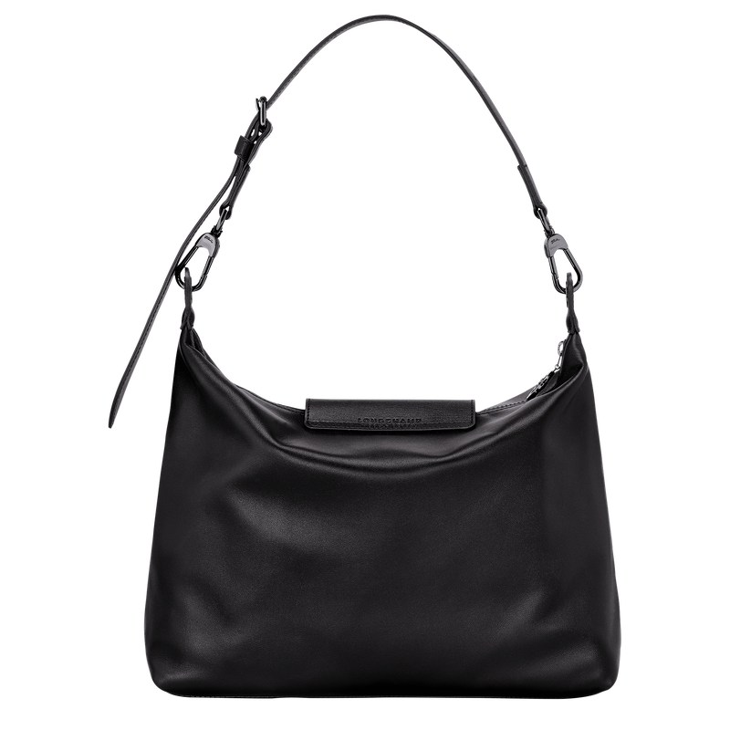 Longchamp Le Pliage Xtra M Hobo bag - Leather Siyah | 3841-JDRYM