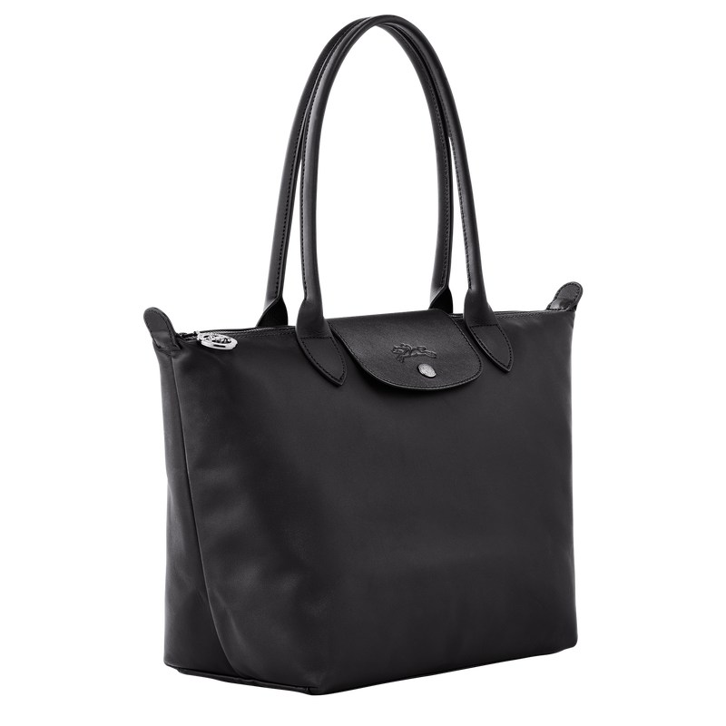 Longchamp Le Pliage Xtra M Tote bag - Leather Siyah | 0457-FUDCZ