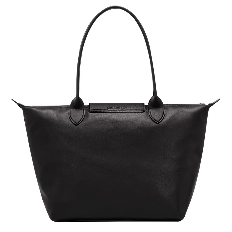 Longchamp Le Pliage Xtra M Tote bag - Leather Siyah | 0457-FUDCZ