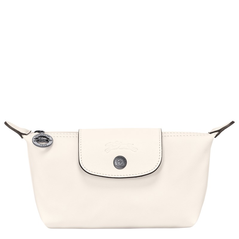 Longchamp Le Pliage Xtra Pouch - Leather Ecru | 5970-PNYOV