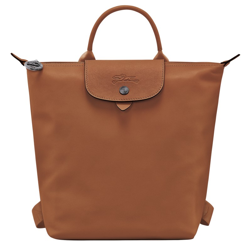 Longchamp Le Pliage Xtra S Backpack - Leather Cognac | 6039-AKVXQ