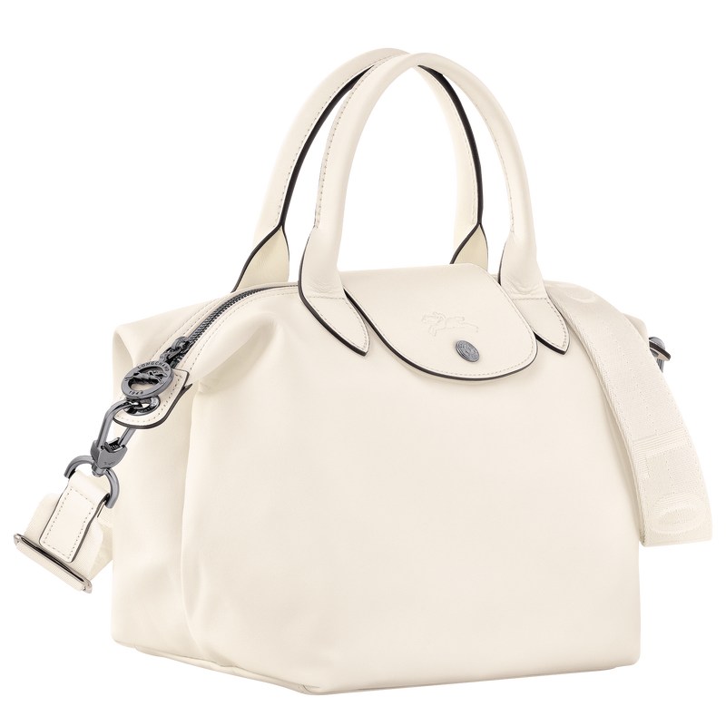 Longchamp Le Pliage Xtra S Handbag - Leather Ecru | 0583-ETMZC