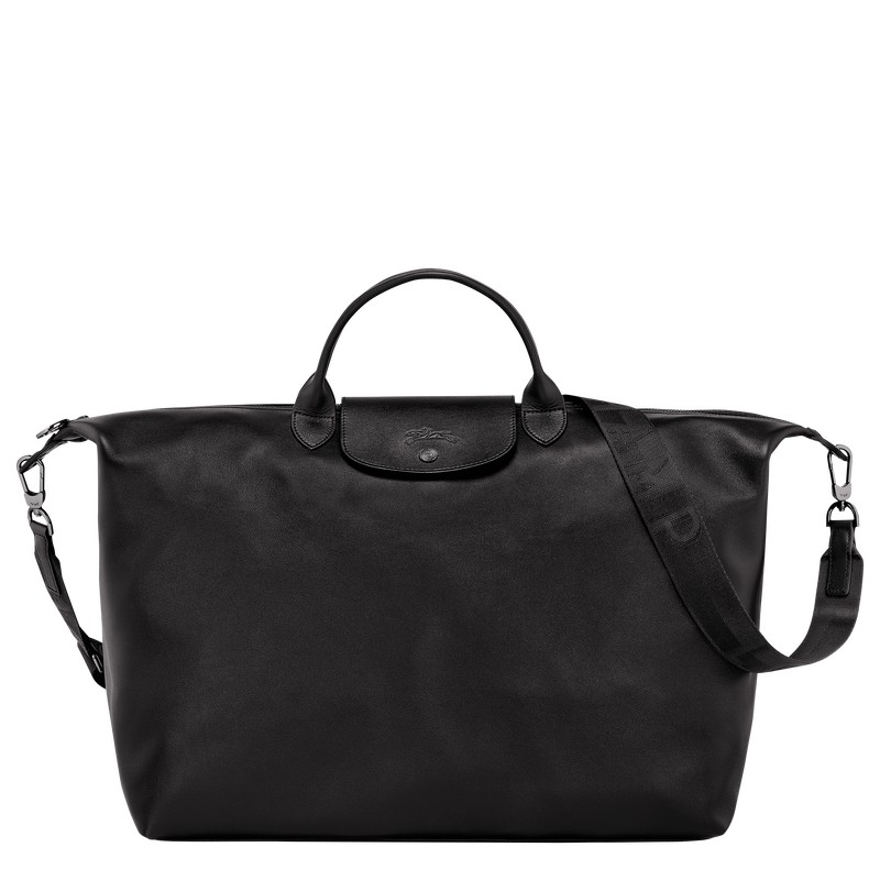 Longchamp Le Pliage Xtra S Travel bag - Leather Siyah | 2543-QSRIG