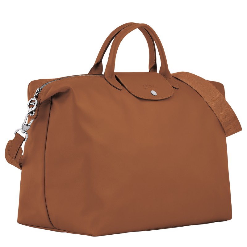 Longchamp Le Pliage Xtra S Travel bag - Leather Cognac | 8357-MNQVE