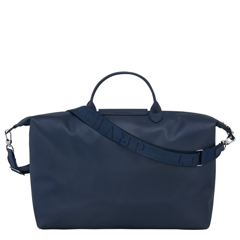 Longchamp Le Pliage Xtra S Travel bag - Leather Lacivert | 9467-DNIJE