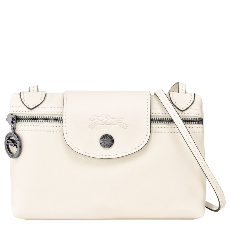 Longchamp Le Pliage Xtra XS Crossbody bag - Leather Ecru | 1057-RMYLD