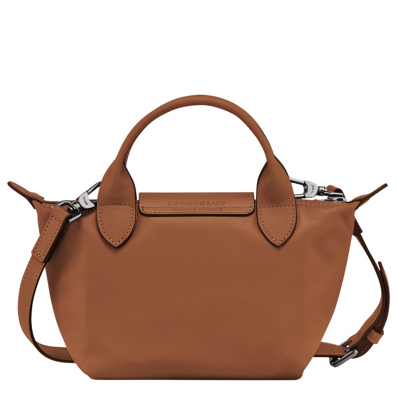 Longchamp Le Pliage Xtra XS Handbag - Leather Cognac | 9625-WFAKZ