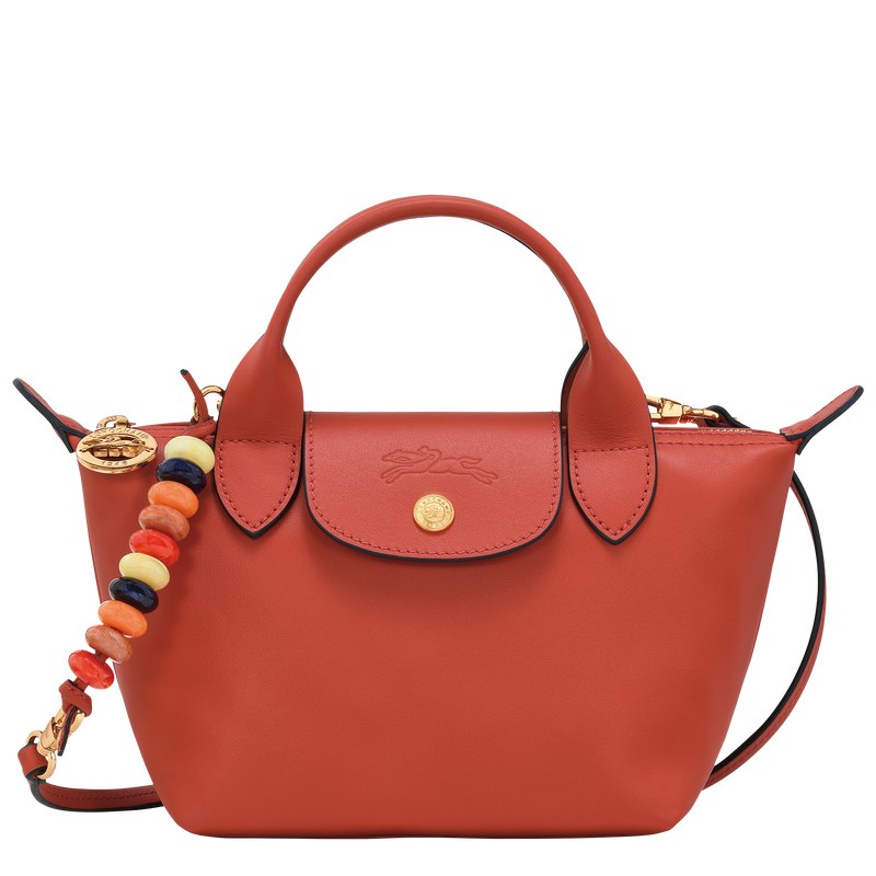 Longchamp Le Pliage Xtra XS Handbag - Leather Sienna | 6437-QYGRD