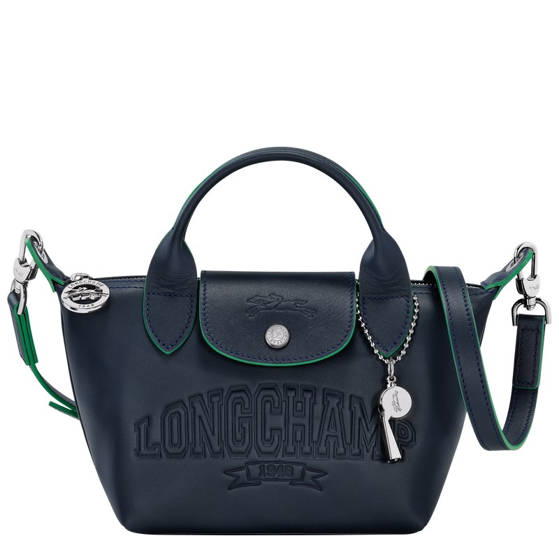 Longchamp Le Pliage Xtra XS Handbag - Leather Lacivert | 3509-LGDOT