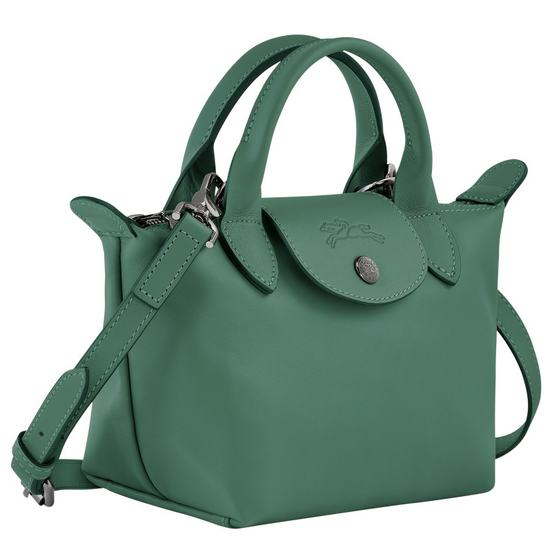 Longchamp Le Pliage Xtra XS Handbag - Leather Sage | 6472-JCUZN