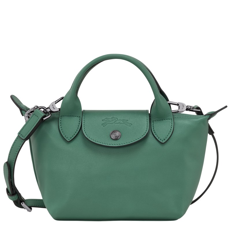 Longchamp Le Pliage Xtra XS Handbag - Leather Sage | 6472-JCUZN