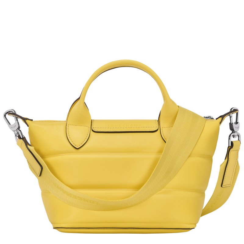 Longchamp Le Pliage Xtra XS Handbag - Leather Sarı | 0862-JPOFH