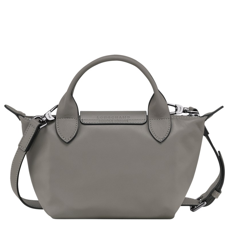 Longchamp Le Pliage Xtra XS Handbag - Leather Turtledove | 2185-OLJMU