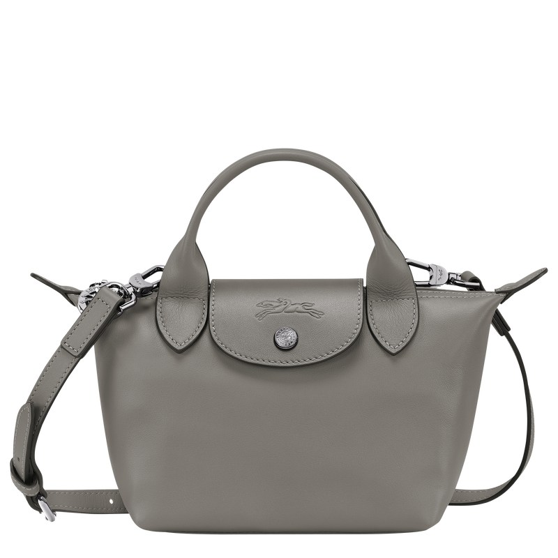 Longchamp Le Pliage Xtra XS Handbag - Leather Turtledove | 2185-OLJMU