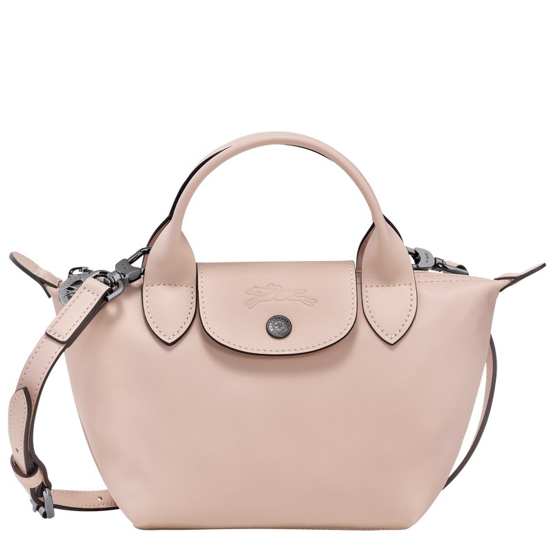 Longchamp Le Pliage Xtra XS Handbag - Leather Nude | 9287-TDFXM