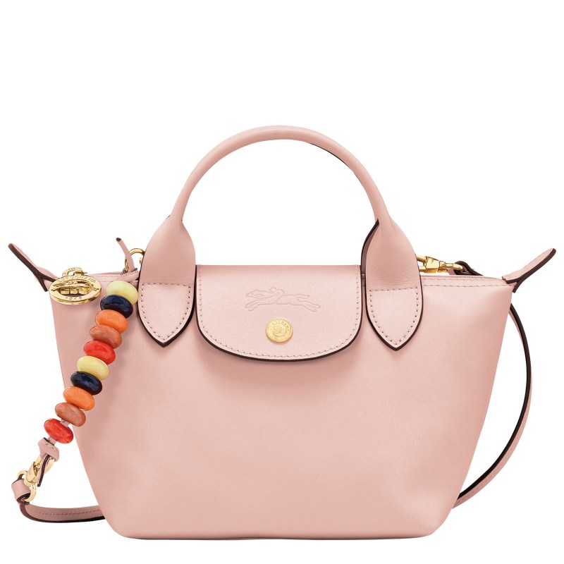 Longchamp Le Pliage Xtra XS Handbag - Leather Nude | 4256-CVAPS