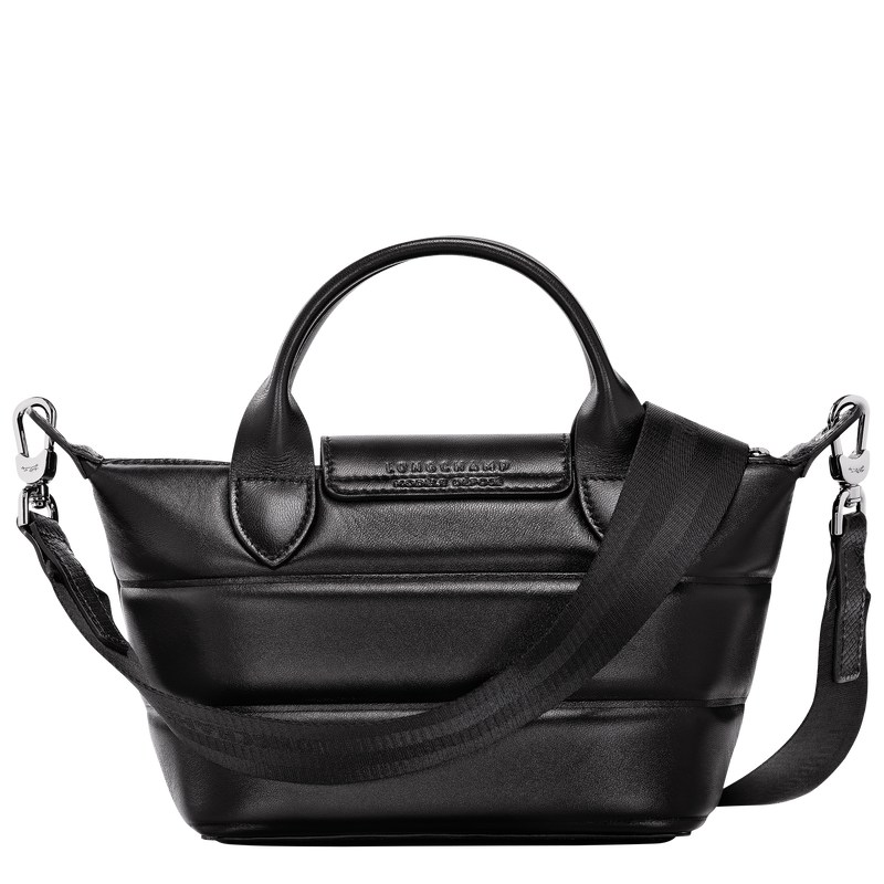 Longchamp Le Pliage Xtra XS Handbag - Leather Siyah | 2746-YOQJD