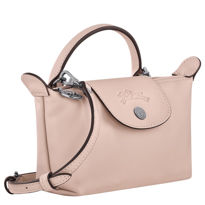 Longchamp Le Pliage Xtra XS Pouch - Leather Nude | 3286-NZXSJ