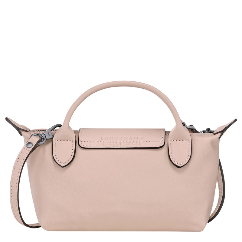 Longchamp Le Pliage Xtra XS Pouch - Leather Nude | 3286-NZXSJ