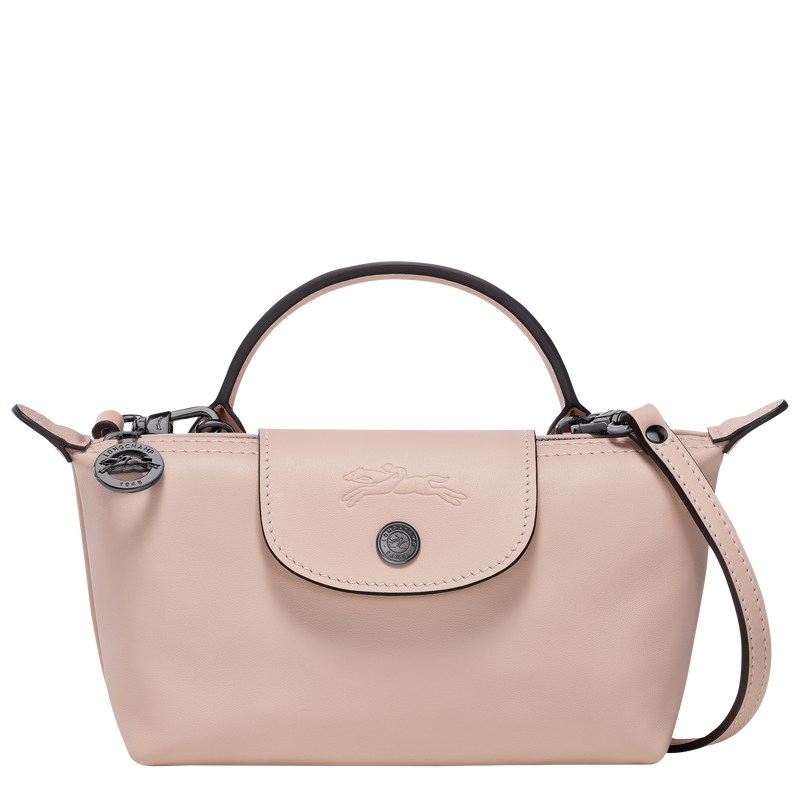 Longchamp Le Pliage Xtra XS Pouch - Leather Nude | 3286-NZXSJ