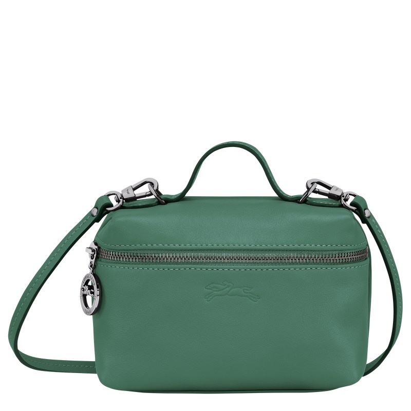 Longchamp Le Pliage Xtra XS Vanity - Leather Sage | 5624-AOYNT