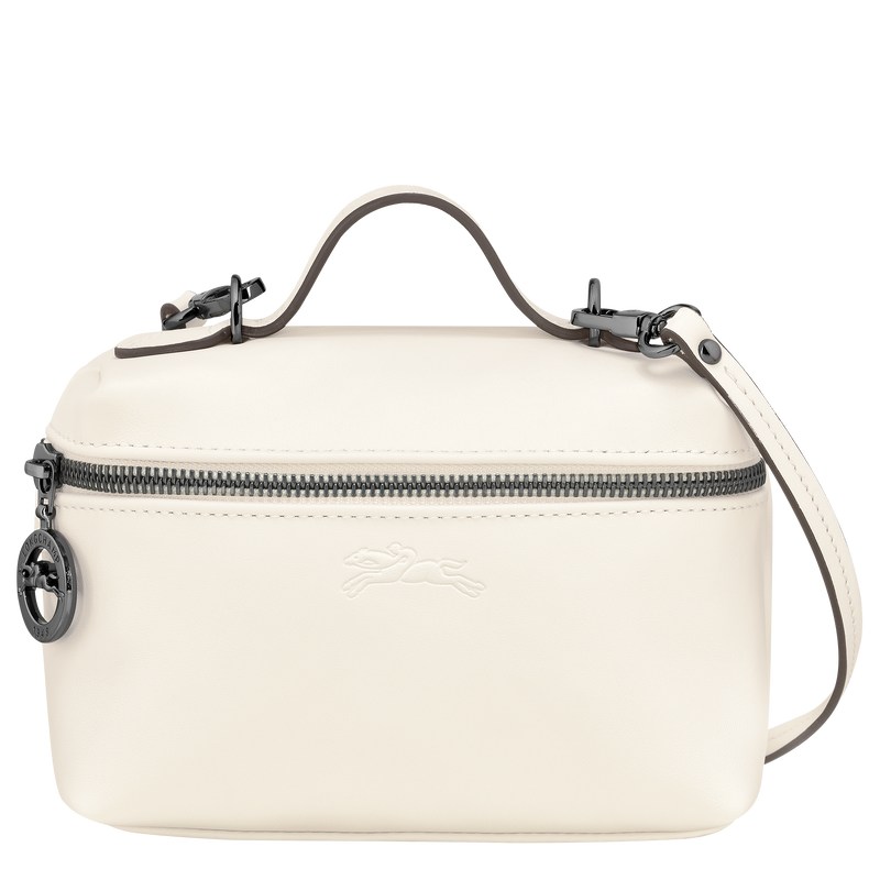 Longchamp Le Pliage Xtra XS Vanity - Leather Ecru | 3458-SPMOI