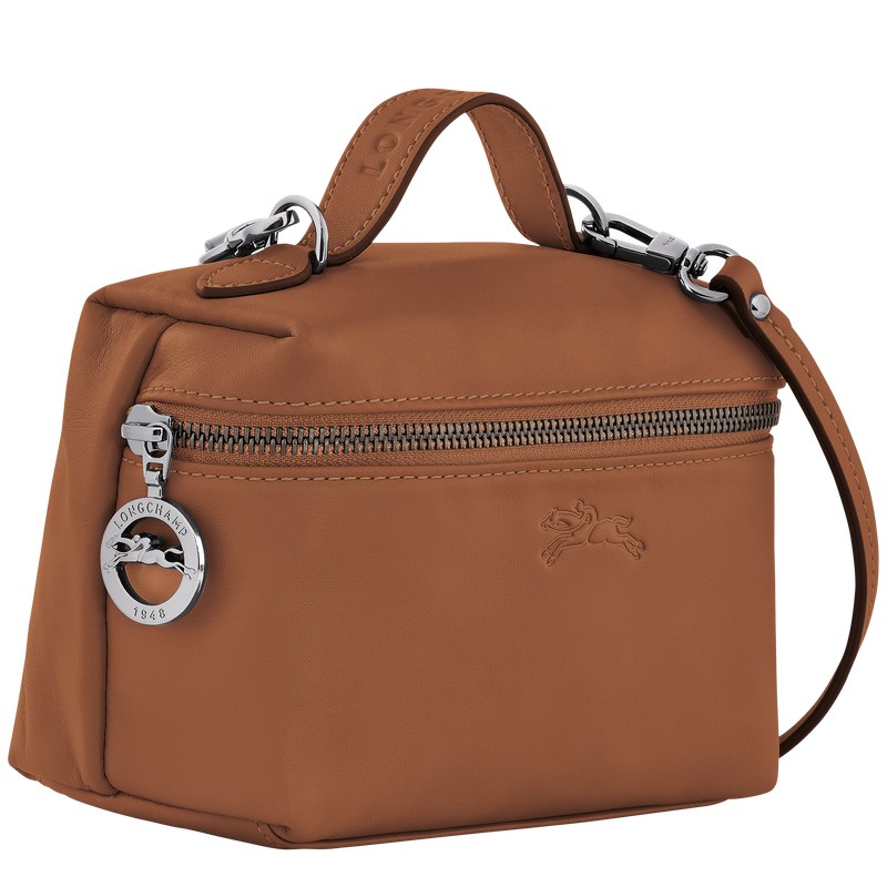 Longchamp Le Pliage Xtra XS Vanity - Leather Cognac | 7930-IRELT