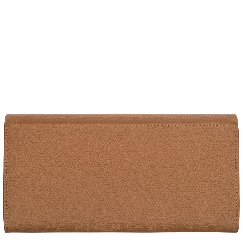 Longchamp Le Roseau Continental wallet - Leather Natural | 6921-RXBYJ