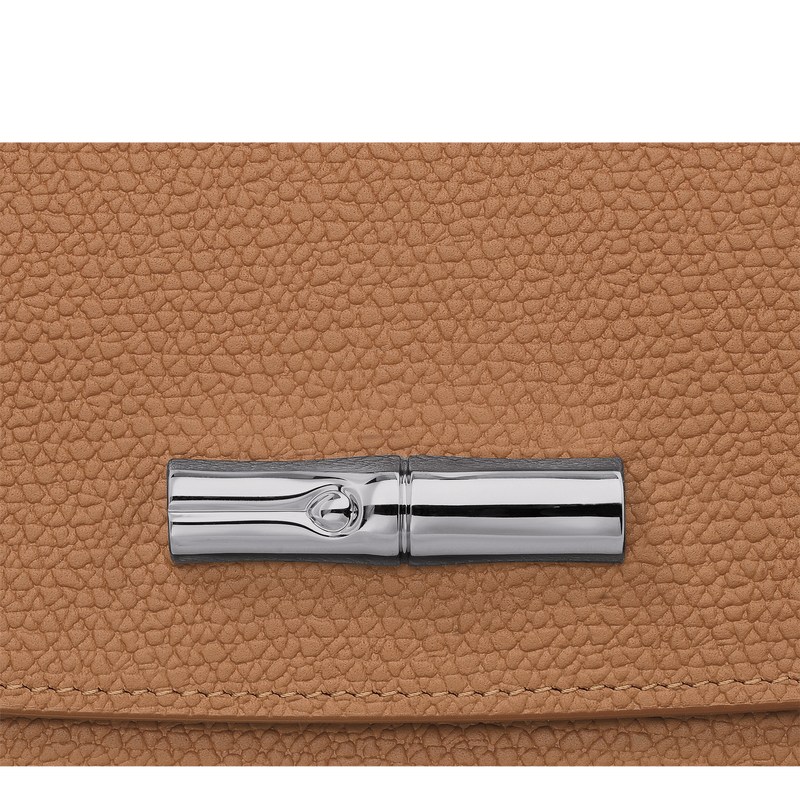 Longchamp Le Roseau Continental wallet - Leather Natural | 6921-RXBYJ