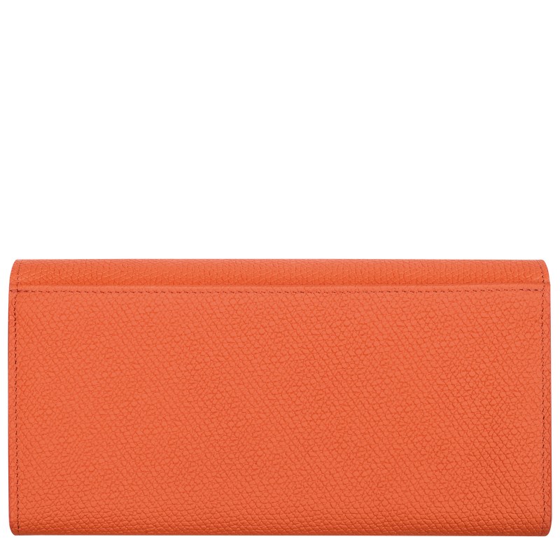 Longchamp Le Roseau Continental wallet - Leather Turuncu | 0712-ZGJXT