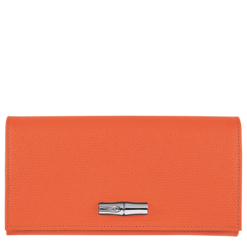 Longchamp Le Roseau Continental wallet - Leather Turuncu | 0712-ZGJXT