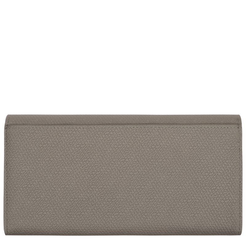 Longchamp Le Roseau Continental wallet - Leather Turtledove | 6542-MIWFP