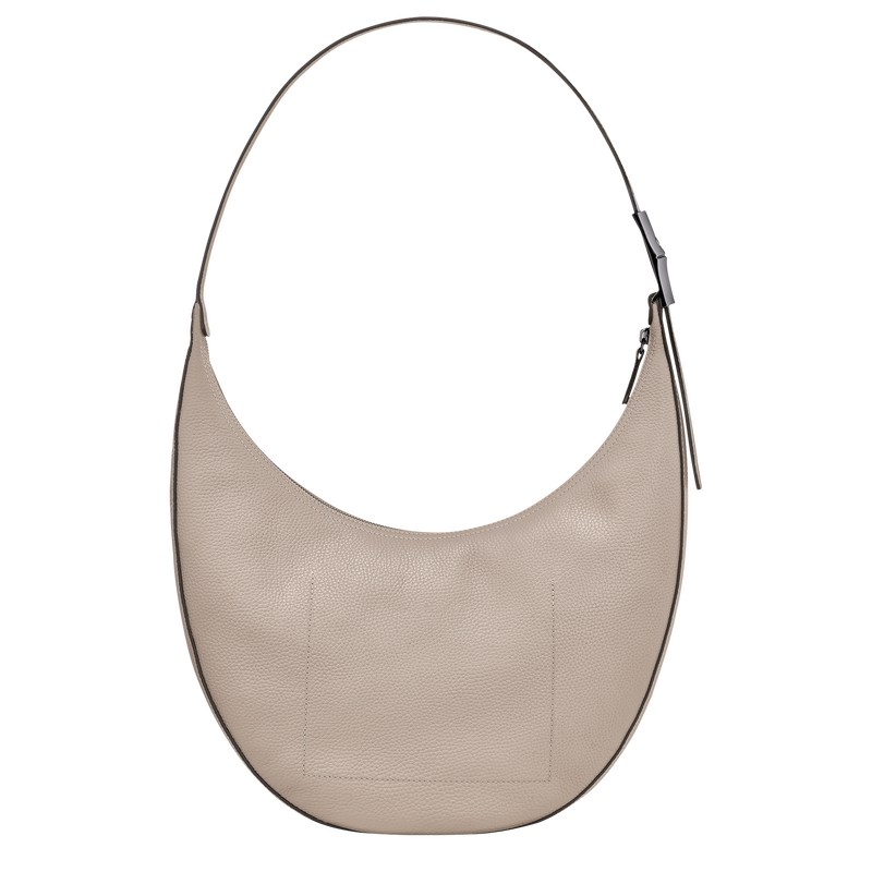 Longchamp Le Roseau Essential L Crossbody bag - Leather Clay | 1963-YDXFH