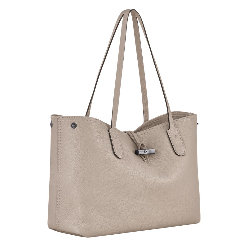 Longchamp Le Roseau Essential L Tote bag - Leather Clay | 3098-LHEWD