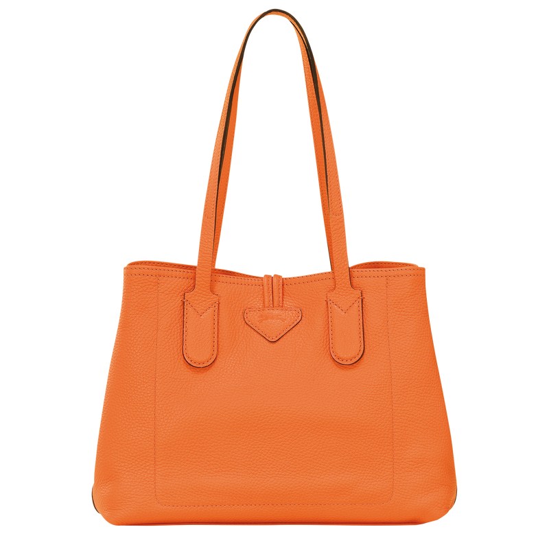 Longchamp Le Roseau Essential M Tote bag - Leather Turuncu | 5861-AVQYP