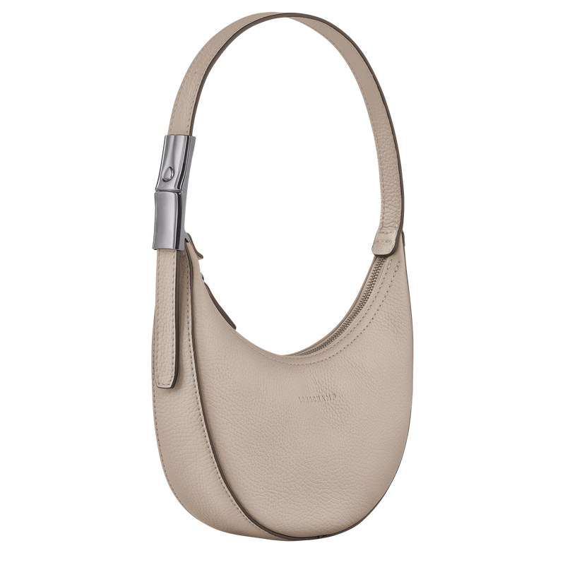 Longchamp Le Roseau Essential S Hobo bag - Leather Clay | 1089-NLPJA